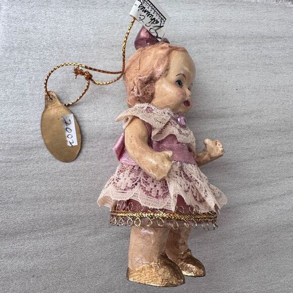 Katherine’s Collection 2002 Victorian Doll Vintage Ornament Pink Dress - Picture 4 of 5
